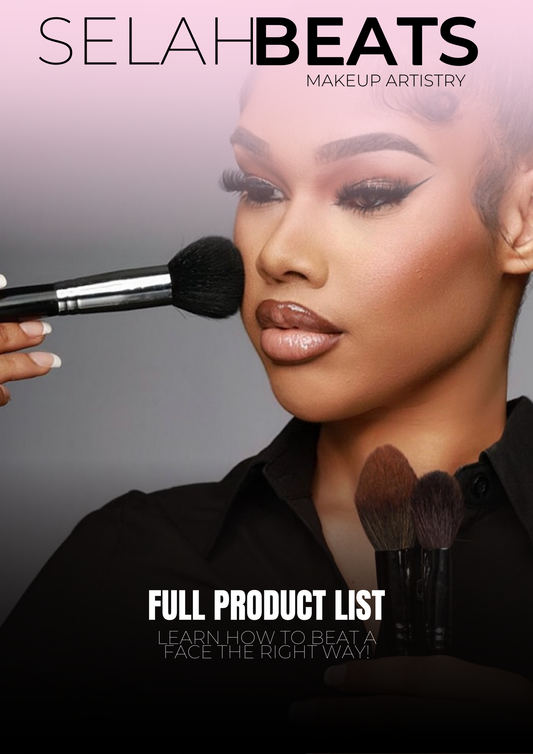 Selah Beats Makeup Artistry Product List eBook
